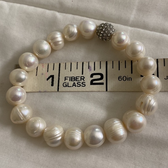 Fresh water pearl elastic bracelet - Picture 6 of 8